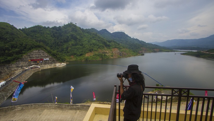 Penampakan Bendungan Tapin Kalsel yang Baru Diresmikan Presiden Jokowi - Bagian 1