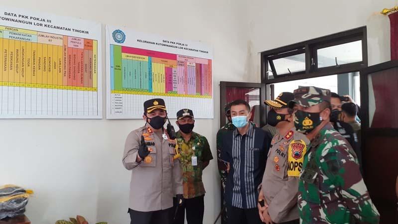 Cek Posko PPKM Mikro di Salatiga, Kapolda dan Pangdam Apresiasi Kelengkapan Sarpras 