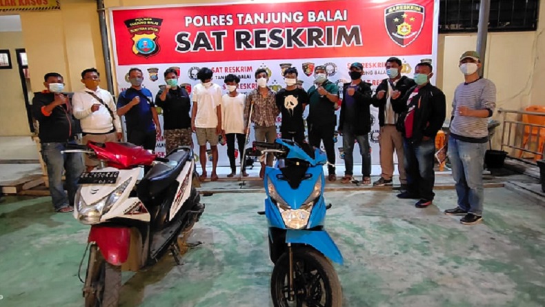 5 Komplotan Pencurian di Tanjungbalai Ditangkap Polisi, 1 Ditembak