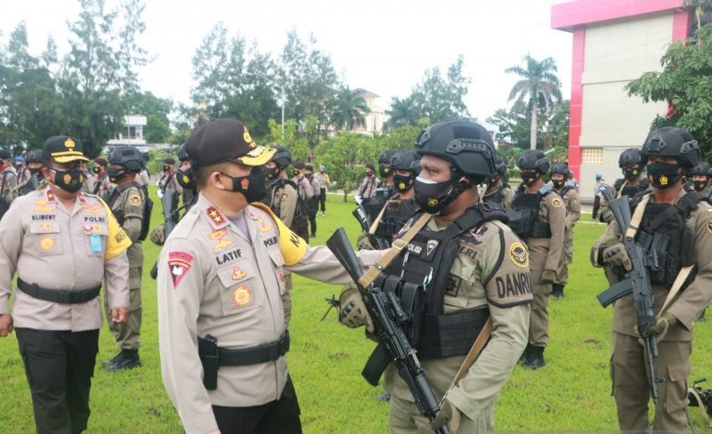 Hari Ini 100 Personel Brimob dari Polda NTT Dikirim ke Intan Jaya Papua