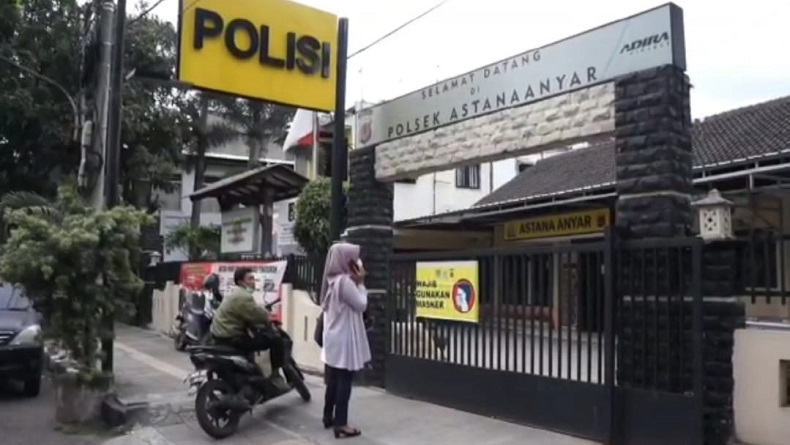 Kapolsek Ditangkap Diduga Gegara Sabu, Kantor Polsek Astanaanyar Sepi