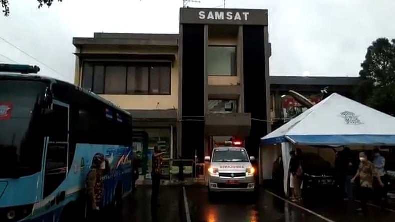 38 pegawai Samsat Ciamis Terpapar Covid-19, 8 Diisolasi di Asrama Haji 