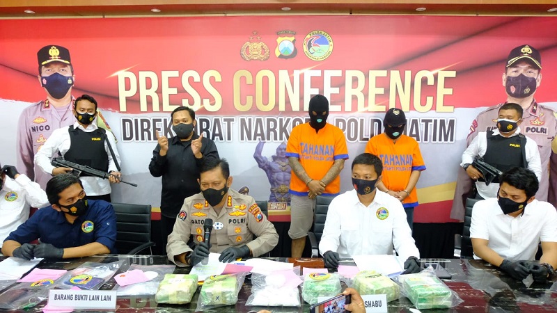 Polda Jatim Gagalkan Peredaran 6 Kg Sabu di Kota Surabaya 