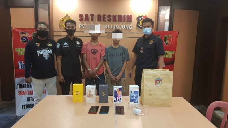 2 Pencuri Ponsel di Sijunjung Ditangkap, Salah Satu Masih Pelajar