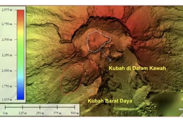 BPPTKG Temukan 2 Kubah Lava Baru di Puncak Merapi