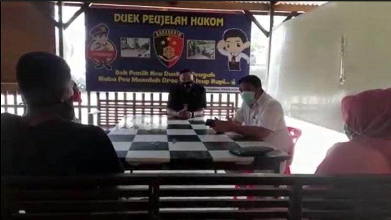 Bantu Masyarakat Selesaikan Masalah Hukum, Sartreskrim Polres Aceh Besar Buka Pojok Hukum