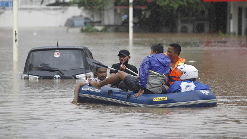 Waspada, Jaksel dan Jaktim Berpotensi Banjir akibat Cuaca Ekstrem
