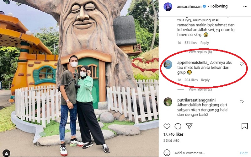 Eks Sabyan Jadi Pembahasan, Netizen: Akhirnya Aku Tahu Maksud Kak Anisa Keluar Grup