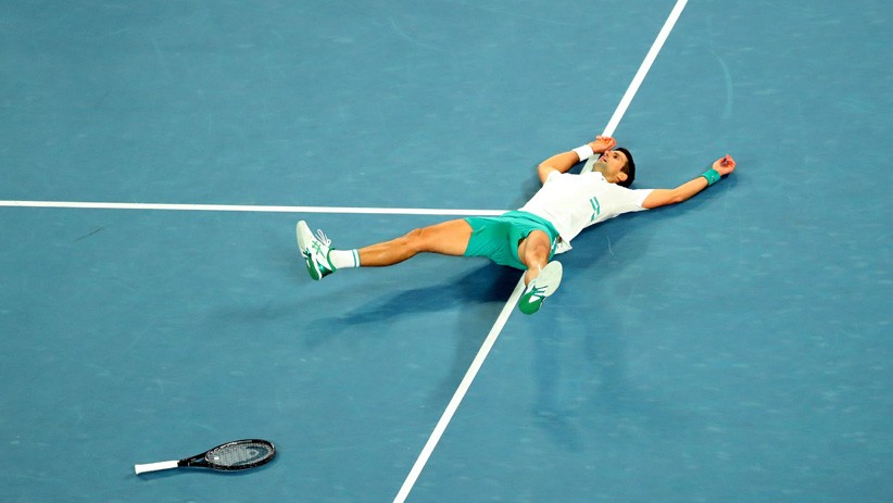 Ekspresi Kemenangan Novac Djokovic Juara Australia Terbuka 2021 - Bagian 4