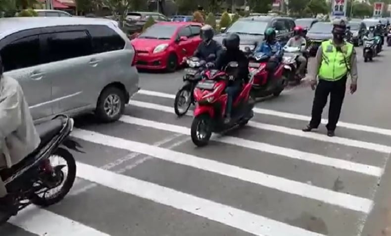 Ini Lokasi Pengalihan Lalu Lintas di Kota Pontianak selama PPKM Mikro