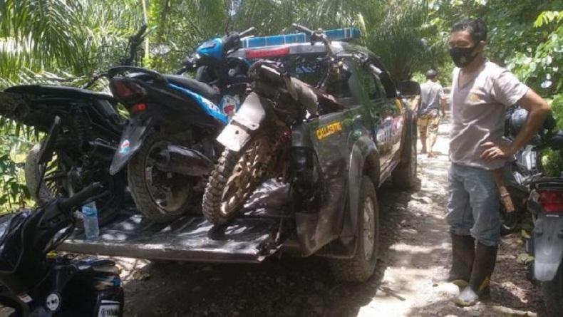 Gerebek Judi Sabung Ayam, Polisi Amankan 14 Motor Tak Bertuan di Luwu Utara