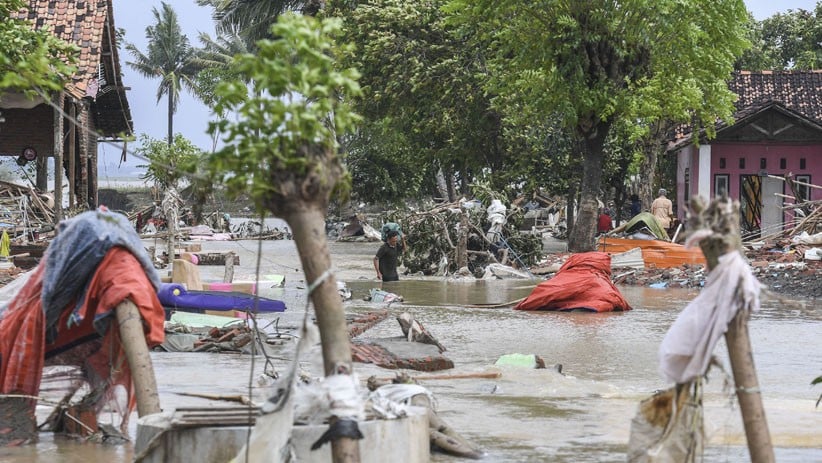 Begini Kondisi Desa di Pebayuran Hancur akibat Tanggul Sungai Citarum Jebol - Bagian 1