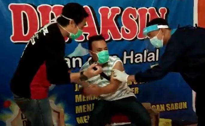 Vaksinasi Covid-19, Sejumlah Nakes di Polman Menangis Histeris Takut Disuntik