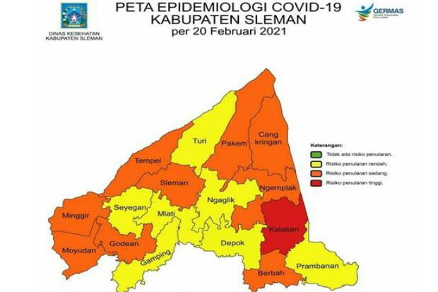 Banyak Klaster Karyawan, Kalasan Zona Merah Covid-19
