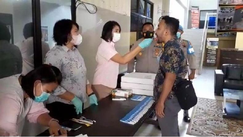 Mendadak 48 Anggota Polresta Manado Tes Narkoba, Ini Hasilnya