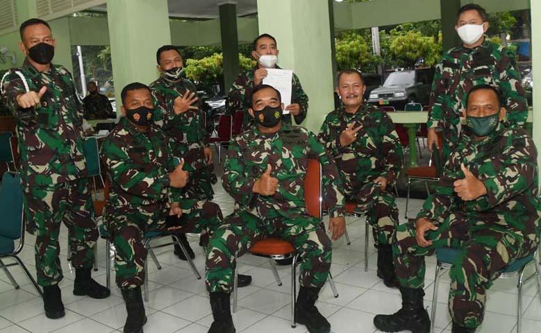 Ribuan Prajurit dan PNS Kodam IV/Diponegoro Divaksin  Bergiliran Selama 28 Hari 
