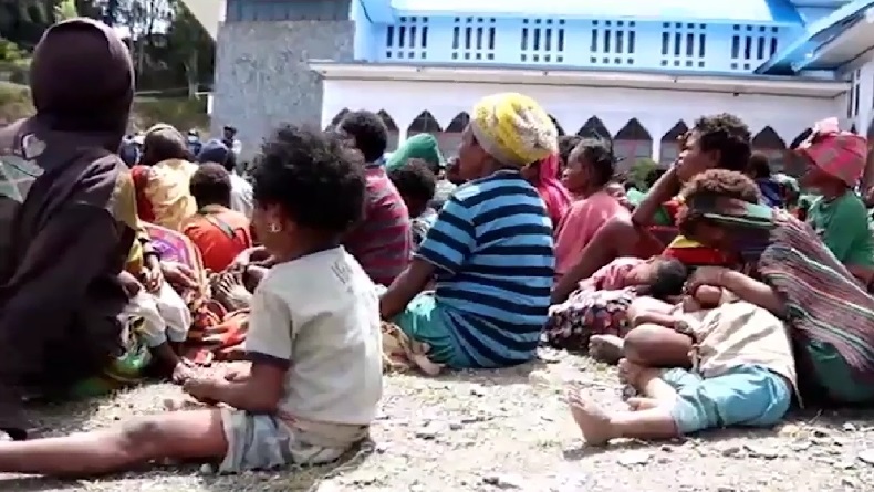 Marak Teror KKB, Seribuan Orang di Intan Jaya Mengungsi