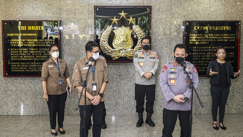 Menparekraf dan Kapolri Bahas Persiapan Kegiatan 5 Destinasi Wisata Super Prioritas  - Bagian 3