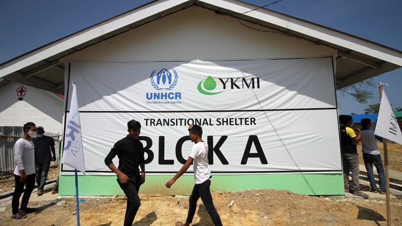 Pengungsi Rohingya Tempati 30 Unit Shelter Baru di Aceh - Bagian 1