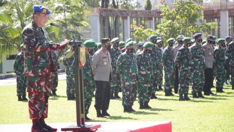 Operasi Gaktib dan Yustisi TNI-Polri di Sulut, Pangdam: Jangan Arogan di Lapangan