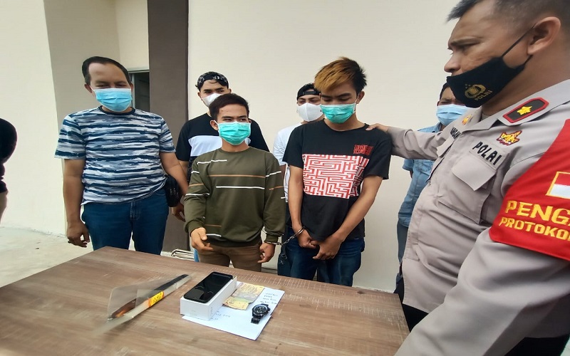 Palak Setiap Pendatang, Paman dan Keponakan di Palembang Ditangkap 