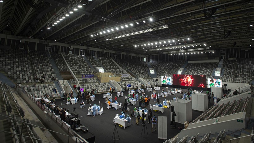 Ratusan Atlet dan Ofisial Disuntik Vaksin Covid-19 - Bagian 1