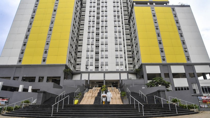 Pasien Covid-19 Wisma Atlet Meningkat, Kapasitas Tempat Tidur Tersisa 26 Persen - Bagian 3