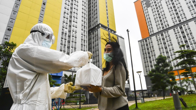 Pasien Covid-19 Wisma Atlet Meningkat, Kapasitas Tempat Tidur Tersisa 26 Persen - Bagian 2