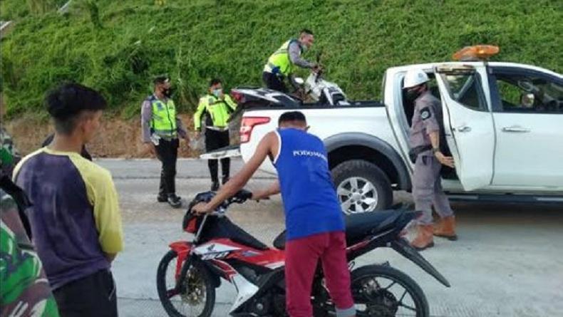Balap Liar di Jalan Tol, 9 Pemuda di Bitung Diberikan Pembinaan, 7 Motor Disita