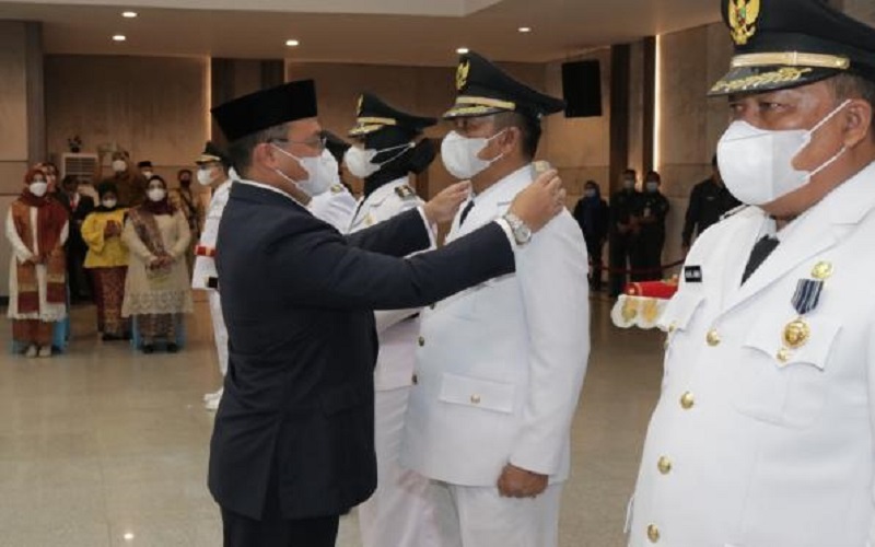 Lantik 3 Bupati dan Wabup di Babel, Gubernur Erzaldi: Banyak Pekerjaan Harus Diselesaikan