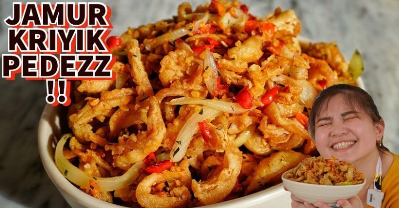 Super Pedas, Ini Resep Jamur Krispi Pedas tapi Bikin Nagih