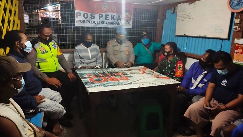 Babinsa dan Bhabinkamtibmas di Timika Diminta Ajak Warga Aktifkan Poskamling