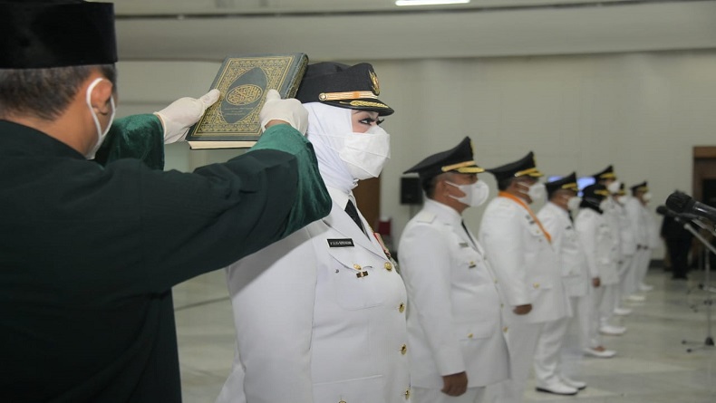 Ridwan Kamil Titip Ini Kepada 5 Kepala Daerah Pemenang Pilkada 2020 yang Resmi Dilantik