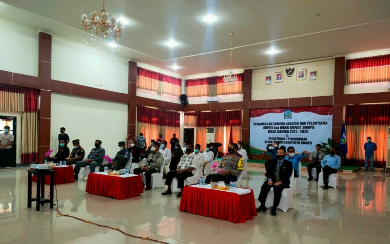 120 Personel Diterjunkan untuk Amankan Pelantikan Bupati dan Wabup Dompu