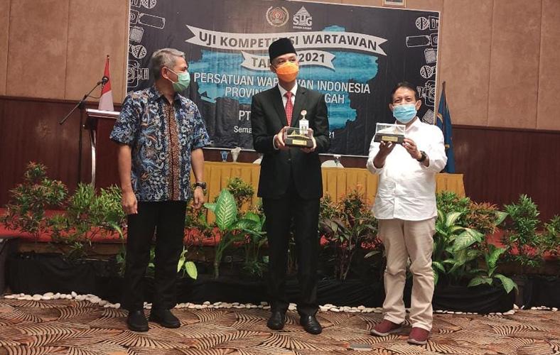 Buka UKW, Ganjar Dorong Wartawan Tingkatkan Kompetensi dan Kualitas