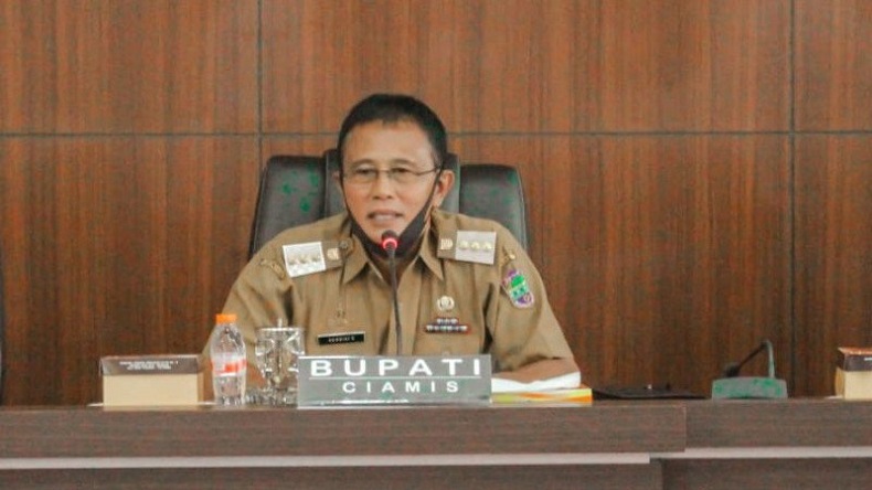 Bupati Ciamis Herdiat Sunarya dan Wakilnya Yana D Putra Positif Covid-19