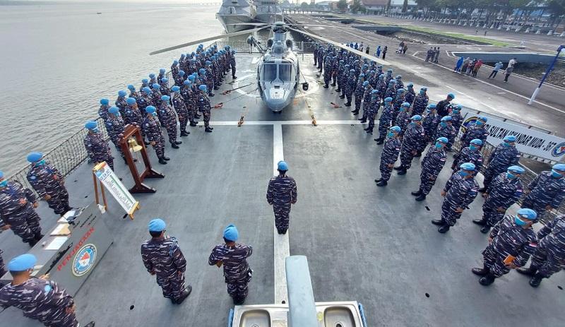 Satgas MTF TNI Kontingen Garuda XXVIII-M Unifil Bertolak ke Lebanon 