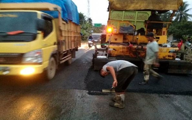 Proyek Preservasi Jalintim Palembang Dimulai, Investor Didenda jika Terjadi Kemacetan 1 Km