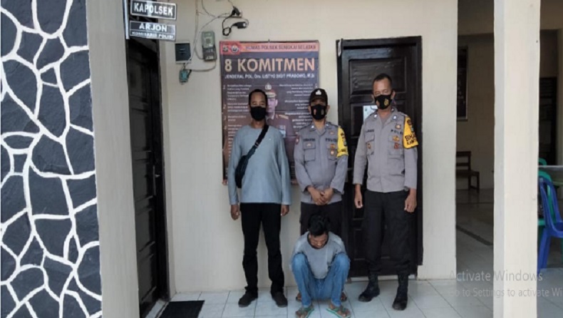 Kendarai Motor sambil Bawa Senjata Tajam, Warga di Lampung Utara Diamankan Polisi