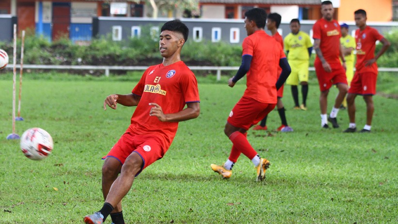 Pemain Arema FC Mulai Latihan Persiapan Turnamen Piala Menpora - Bagian 1
