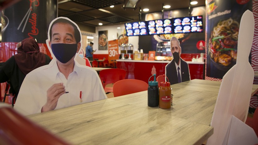 Jokowi hingga Joe Biden Temani Pengunjung Makan Siang di Restoran Ini - Bagian 2