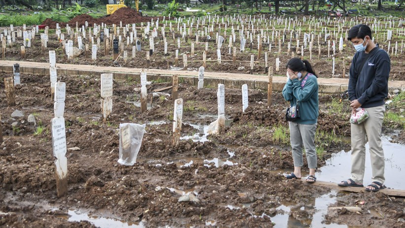 Lahan Makam Khusus Covid-19 TPU Bambu Apus Penuh - Bagian 1