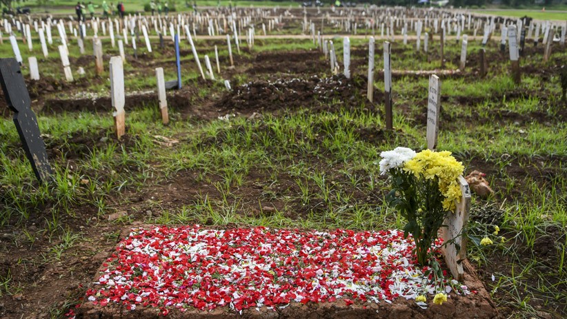 Lahan Makam Khusus Covid-19 TPU Bambu Apus Penuh - Bagian 3