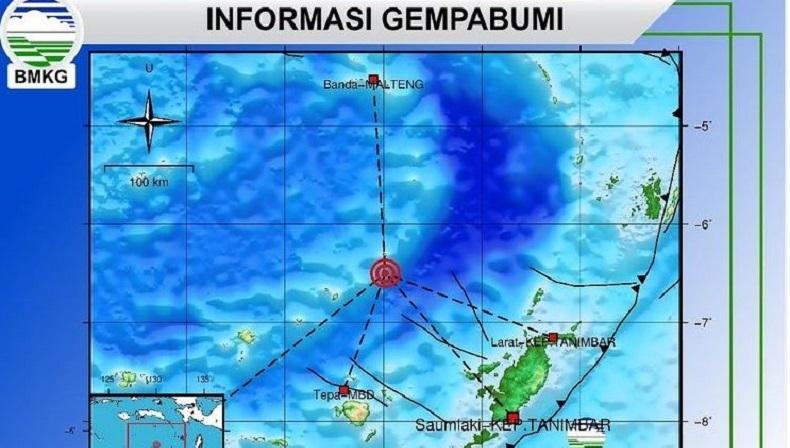 Gempa Bumi M4,3 di Perairan Maluku, Tak Berpotensi Tsunami
