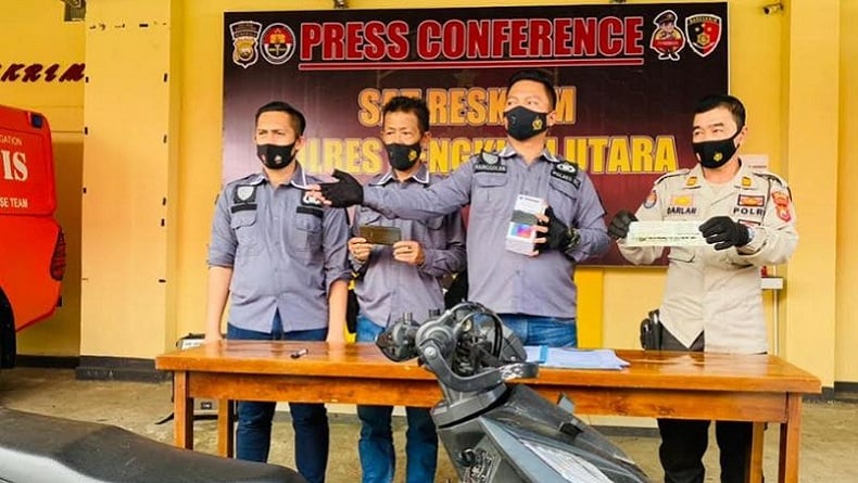 3 Bocah Pencuri Motor dan Telpon Genggam di Bengkulu Dikenakan Wajib Lapor