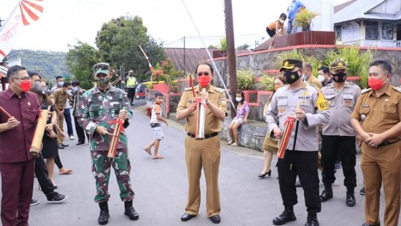 Bupati Minahasa Apresiasi Talikuran Utara Jadi Kelurahan Tangguh Covid-19