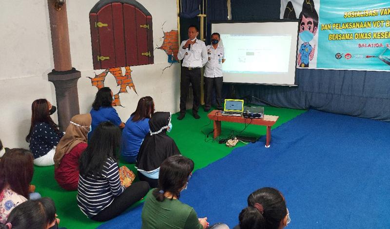 Ratusan Warga Binaan Rutan Salatiga Siap Divaksin Covid-19