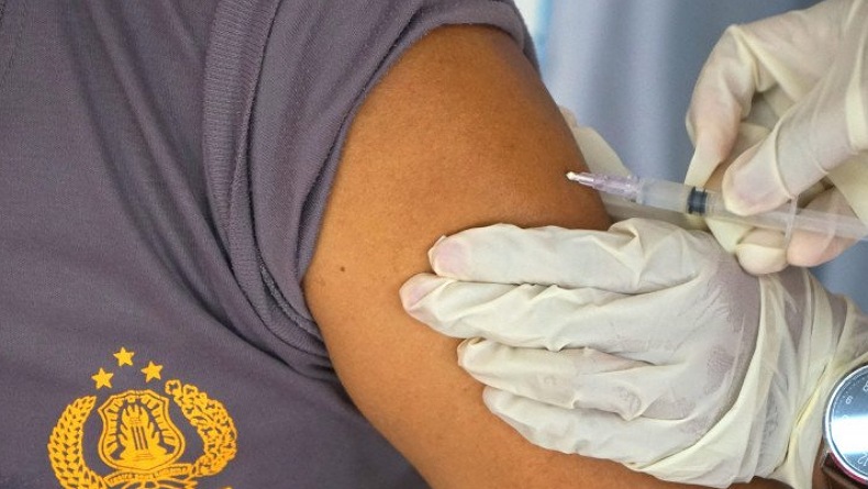 Puluhan Personel Polres Gorontalo Kota Divaksin Covid-19