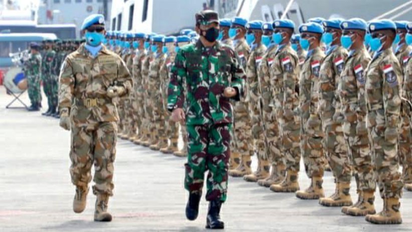 Foto-Foto Panglima TNI Lepas Satgas Maritim TNI Konga XXVIII-M Bertugas ke Lebanon - Bagian 2