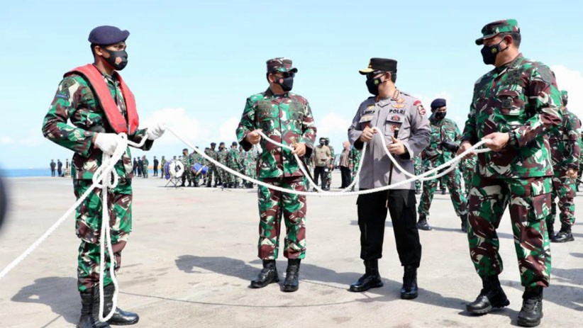 Foto-Foto Panglima TNI Lepas Satgas Maritim TNI Konga XXVIII-M Bertugas ke Lebanon - Bagian 3